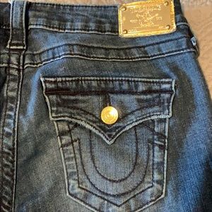 True Religion Gold Studded Jeans